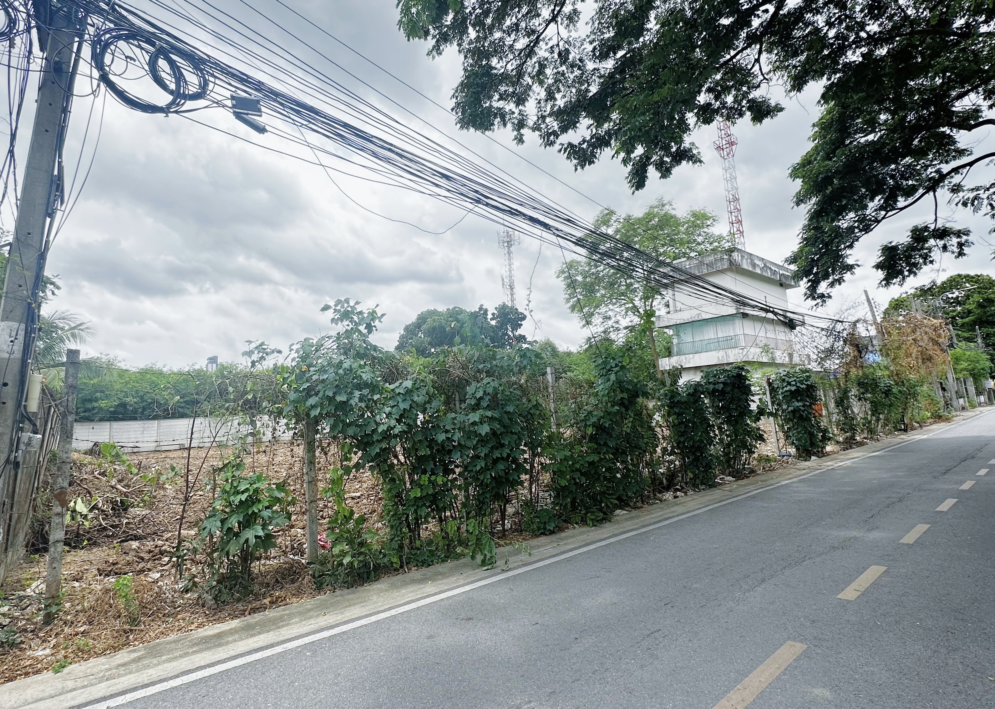 ขายที่ดิน 1 ไร่เปล่า นนทบุรี เคลียร์หน้าดินพร้อม ทำเล Best Location  หน้ากว้างติดถนน 40x40 ม. พร้อมสร้าง